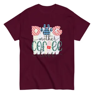 Unisex Classic Gildan 5000 T-Shirt Dog Mother Coffee Lover