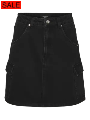 VMOAKLEY HR SHORT CARGO DENIM SKIRT