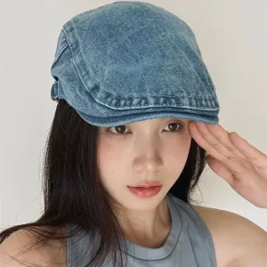 Wholesale Retro Versatile Denim Adjustable Front Hat